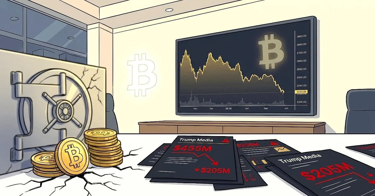 Trump Media moves another $205 million in bitcoin as losses on crypto bet swell to $455 million