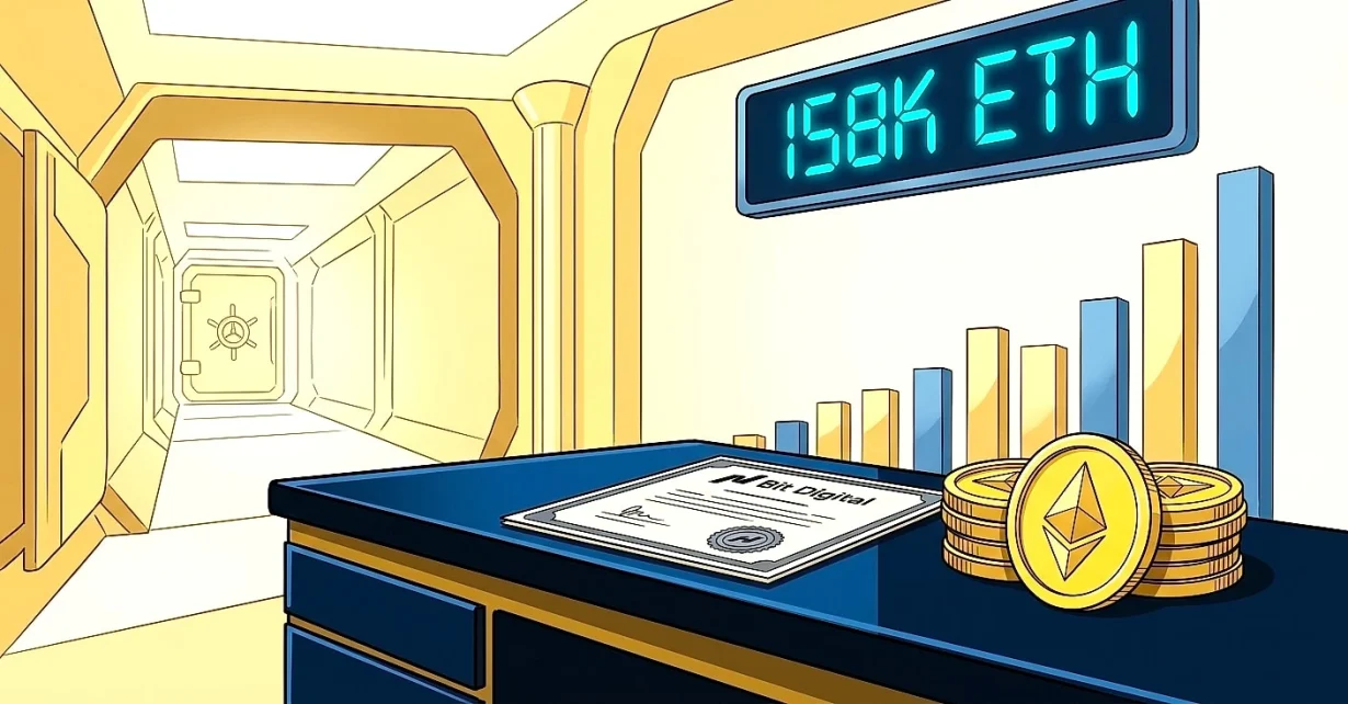 Bit Digital buys $20M worth of Ethereum, expands treasury to 158K ETH