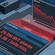 Bitcoin’s recent drop coincides with $1.3B ‘dark pool’ ETF sale: Analyst