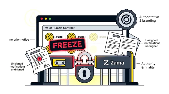 Circle freezes $12.6M of USDC linked to privacy protocol Zama