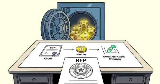 Texas Bitcoin reserve plans shift from ETF to direct BTC custody
