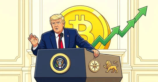 Bitcoin heads higher as President Trump announces Iran peace agreement