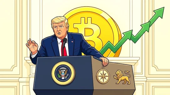 Bitcoin heads higher as President Trump announces Iran peace agreement