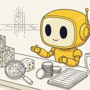 Consistent Token Metrics TMAI mascot illustration for Provably Fair Casinos