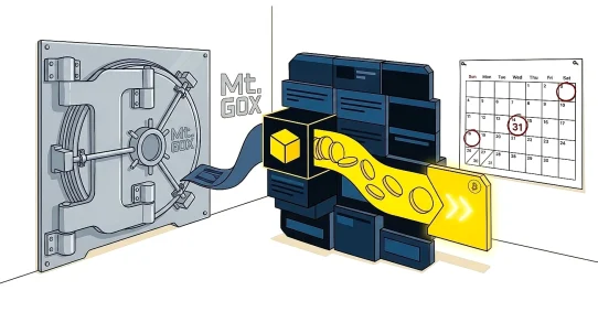 Mt. Gox moves 10,422 bitcoin worth $739 million to a new wallet as deadline nears