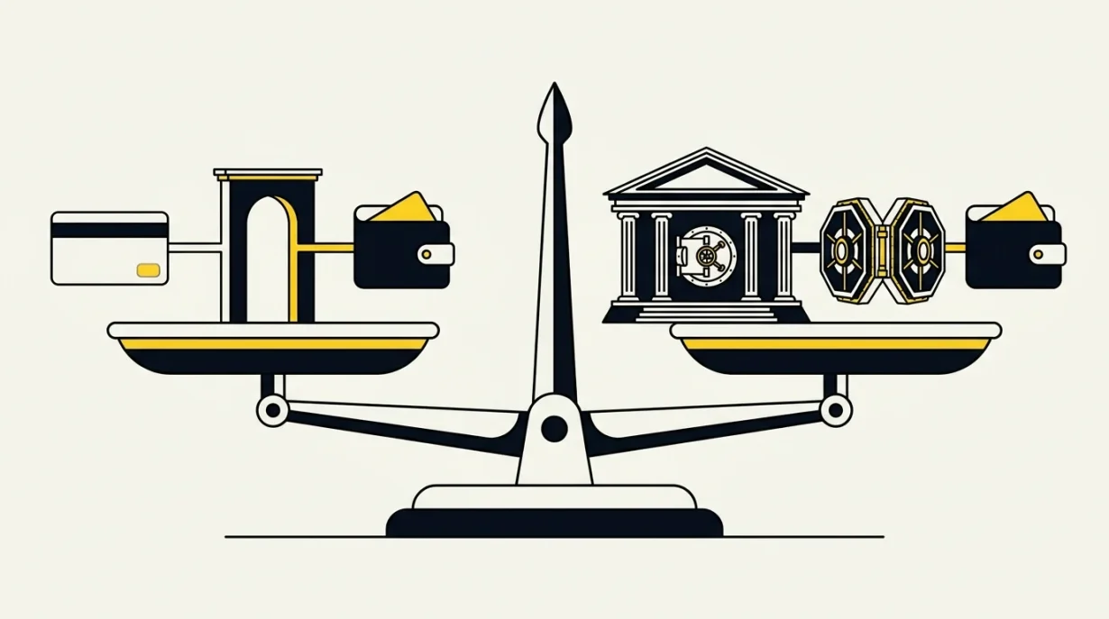 Coinbase vs Gemini 2026: Fees, Safety, and U.S. Beginner Fit — topic-specific editorial illustration