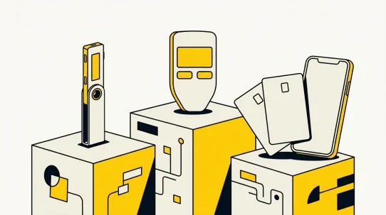 Ledger vs Trezor vs Tangem: Best Hardware Wallet Comparison 2026 — topic-specific editorial illustration