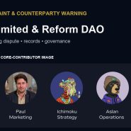 Formal complaint and counterparty warning for Hofida Limited and Reform DAO with official Reform core-contributor image