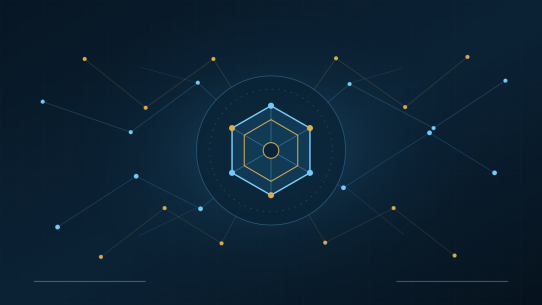 Abstract digital network illustration representing cryptocurrency market infrastructure