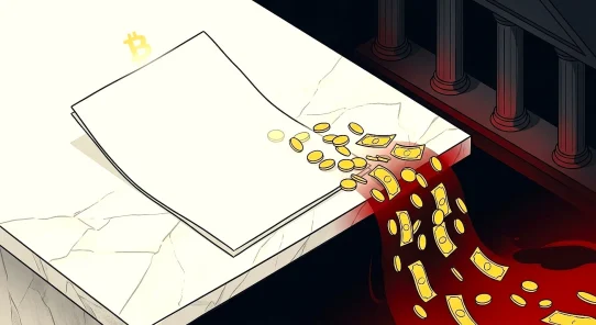 Bitcoin ETF investors head for the exit, and it's the biggest rush in months