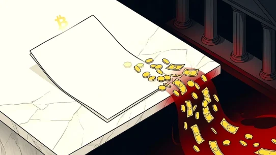 Bitcoin ETF investors head for the exit, and it's the biggest rush in months