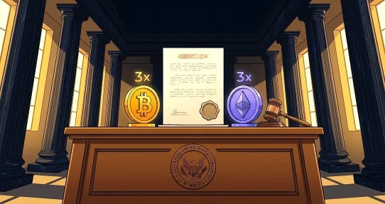SEC Clears 3x Leveraged Bitcoin and Ethereum Funds for Trading