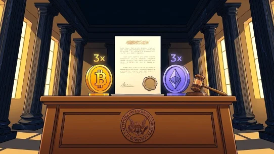SEC Clears 3x Leveraged Bitcoin and Ethereum Funds for Trading
